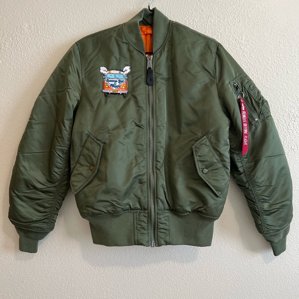 Alpha Industries Military Green Bomber Jacket